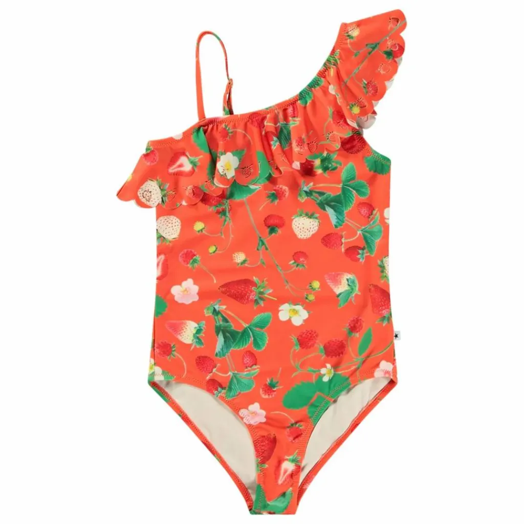 Molo Maillot de Bain Net Fraise Fibres Recyclées | Rouge