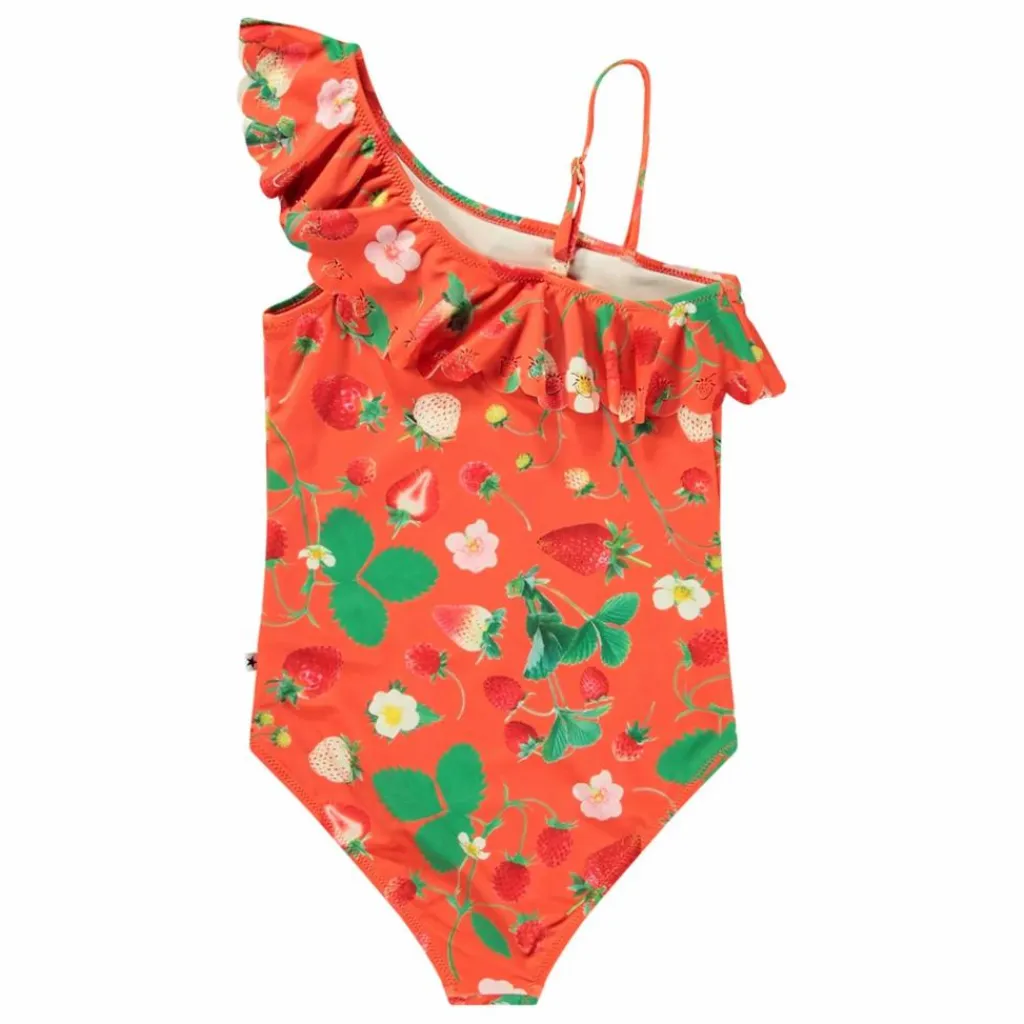 Molo Maillot de Bain Net Fraise Fibres Recyclées | Rouge