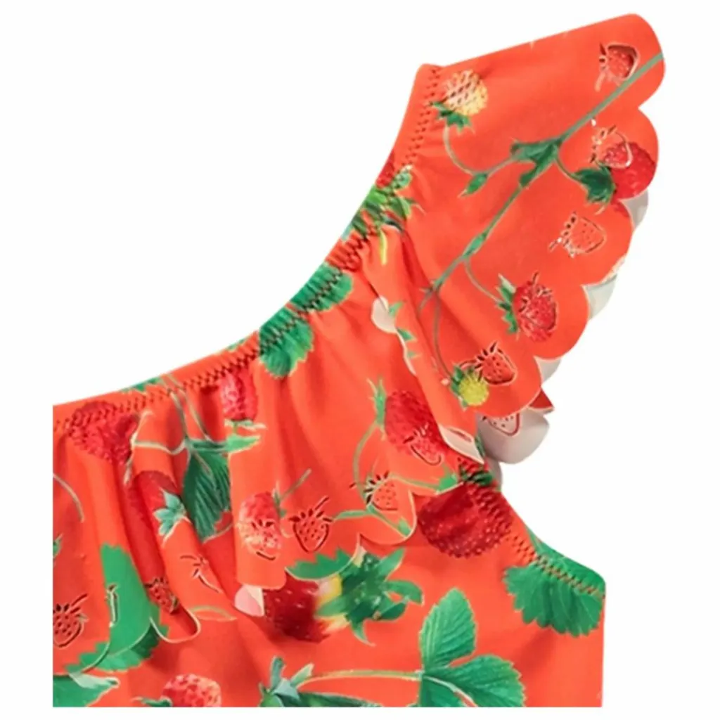 Molo Maillot de Bain Net Fraise Fibres Recyclées | Rouge