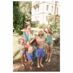 Clearance Piupiuchick Maillot de Bain Nœud Eponge Bio | Bleu ciel