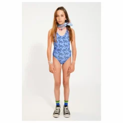 Piupiuchick Maillot de Bain Tiger Fibres Recyclées | Bleu Outlet