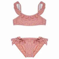 Enfant Tocoto Vintage Maillots De Bain|Maillots De Bain|Maillot de bain Volants Léopard |