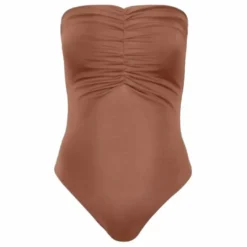 Vanessa Sposi Maillot Une Pièce Le Bustier | Chocolat Discount