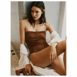 Vanessa Sposi Maillot Une Pièce Le Bustier | Chocolat Discount