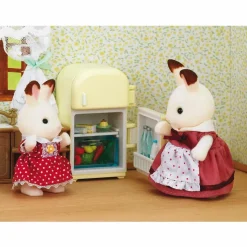 Sylvanian Families Maman Lapin Chocolat et Réfrigérateur Multicolore Sale