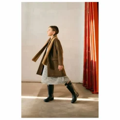 Sale Tangerine Manteau Carreaux Laine | Marron