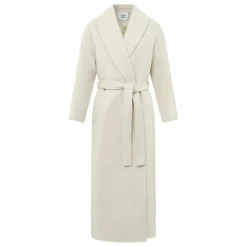 Femme Alma Deia Manteau Ceinturé Laine Vierge |
