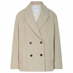 Best Pomandère Manteau Court Laine | Ecru