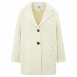 Alma Deia Manteau Court Laine Recyclée | Ecru Discount