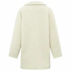 Alma Deia Manteau Court Laine Recyclée | Ecru Discount