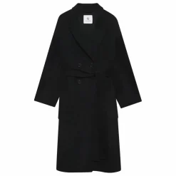 Best Anine Bing Manteau Dylan Laine et Cachemire | Noir