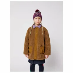 Hot Bobo Choses Manteau Façon Sherpa Fibres Recyclées | Marron