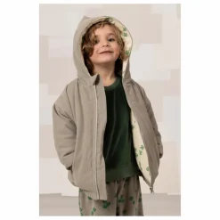 Sale Studio Bohème Manteau Frio Trèfles Velours Côtelé Fibres Recyclées | Gris