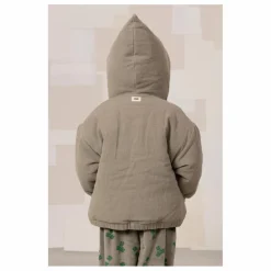 Sale Studio Bohème Manteau Frio Trèfles Velours Côtelé Fibres Recyclées | Gris