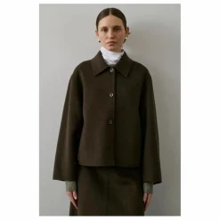 Femme Soeur Manteau Gyoda Laine |