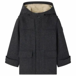 Outlet Bonpoint Manteau Julien Drap de Laine | Gris foncé