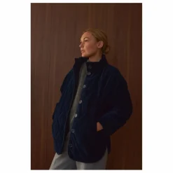 Femme Marlot Paris Manteaux, Parkas|Manteau Matelassé Louisa Velours - Collection Femme |