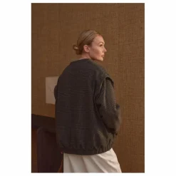 Marlot Paris Manteau Philo Carreaux Laine - Collection Femme | Gris Outlet