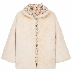 Louise Misha Manteau Réversible Façon Fourrure Dalila Coton Bio | Crème New