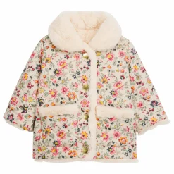 Louise Misha Manteau Réversible Façon Fourrure Dalila Coton Bio | Crème New