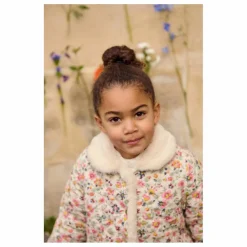 Louise Misha Manteau Réversible Façon Fourrure Dalila Coton Bio | Crème New