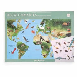 Moulin Roty Loisirs Créatifs|Mappemonde avec décalcomanies