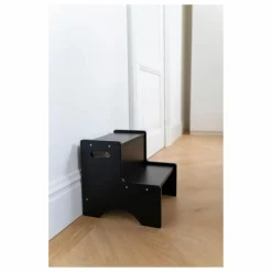 Clearance Nofred Marche-pied en bois | Noir