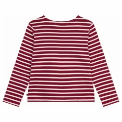 Best Petit Bateau Marinière Boutons Cloches Coton Bio | Rouge