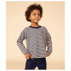 Enfant Petit Bateau T-Shirts, Chemises|Marinière Coton Bio |
