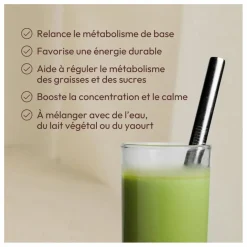 Homme MiYé Compléments Alimentaires|Soins, Wellness|Matcha latte essentiel activateur de métabolisme - 146g