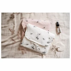 Rose in April Matelas à langer de voyage Charly Faon Ecru