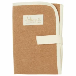 Adorna Matelas à langer de voyage en lin | Terracotta Discount