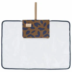 Nobodinoz Matelas À Langer De Voyage|Puériculture|Matelas à langer de voyage Hyde Park Blue Leaves |