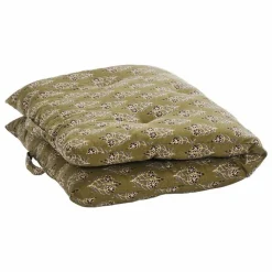Madam Stoltz Matelas de sol à motifs en coton | Olive Outlet