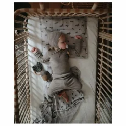 Bermbach Handcrafted Matelas pour lit bébé Paul en coton bio | Blanc New