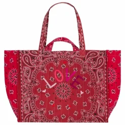 Call it by your name Maxi Cabas Matelassé Love | Rouge Clearance