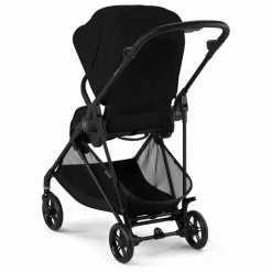 Cybex Melio Carbon - Poussette Ultra Compacte | Noir Hot