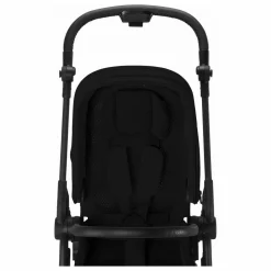 Cybex Melio Carbon - Poussette Ultra Compacte | Noir Hot