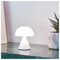 Lexon Mini lampe à poser led Mina | Blanc Hot