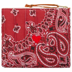 Femme Call it by your name Mini Pochette Zippée Matelassée Coeur |