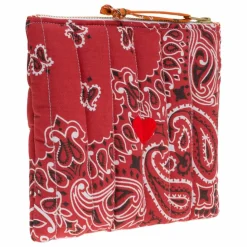 Femme Call it by your name Mini Pochette Zippée Matelassée Coeur |