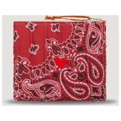 Femme Call it by your name Mini Pochette Zippée Matelassée Coeur |