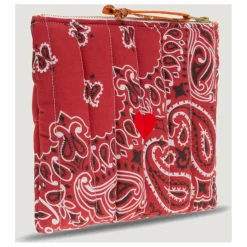 Femme Call it by your name Mini Pochette Zippée Matelassée Coeur |