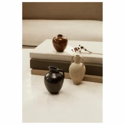 Ferm Living Mini vase Ary en porcelaine | Sable Best