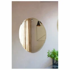 M Nuance Miroir extra plat biseauté - forme aléatoire ovale 50x66 cm