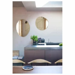 M Nuance Miroir extra plat biseauté - forme aléatoire ovale 50x66 cm