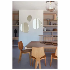 M Nuance Miroirs|Miroir extra plat biseauté - forme aléatoire ronde 46x55 cm