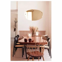 M Nuance Miroirs|Miroir extra plat biseauté - forme aléatoire ovale horizontale 100x60 cm