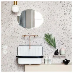 M Nuance Miroir extra plat biseauté - forme aléatoire ovale horizontale 55x40 cm