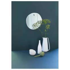 M Nuance Miroir extra plat biseauté - forme aléatoire ronde 32x33 cm Naturel